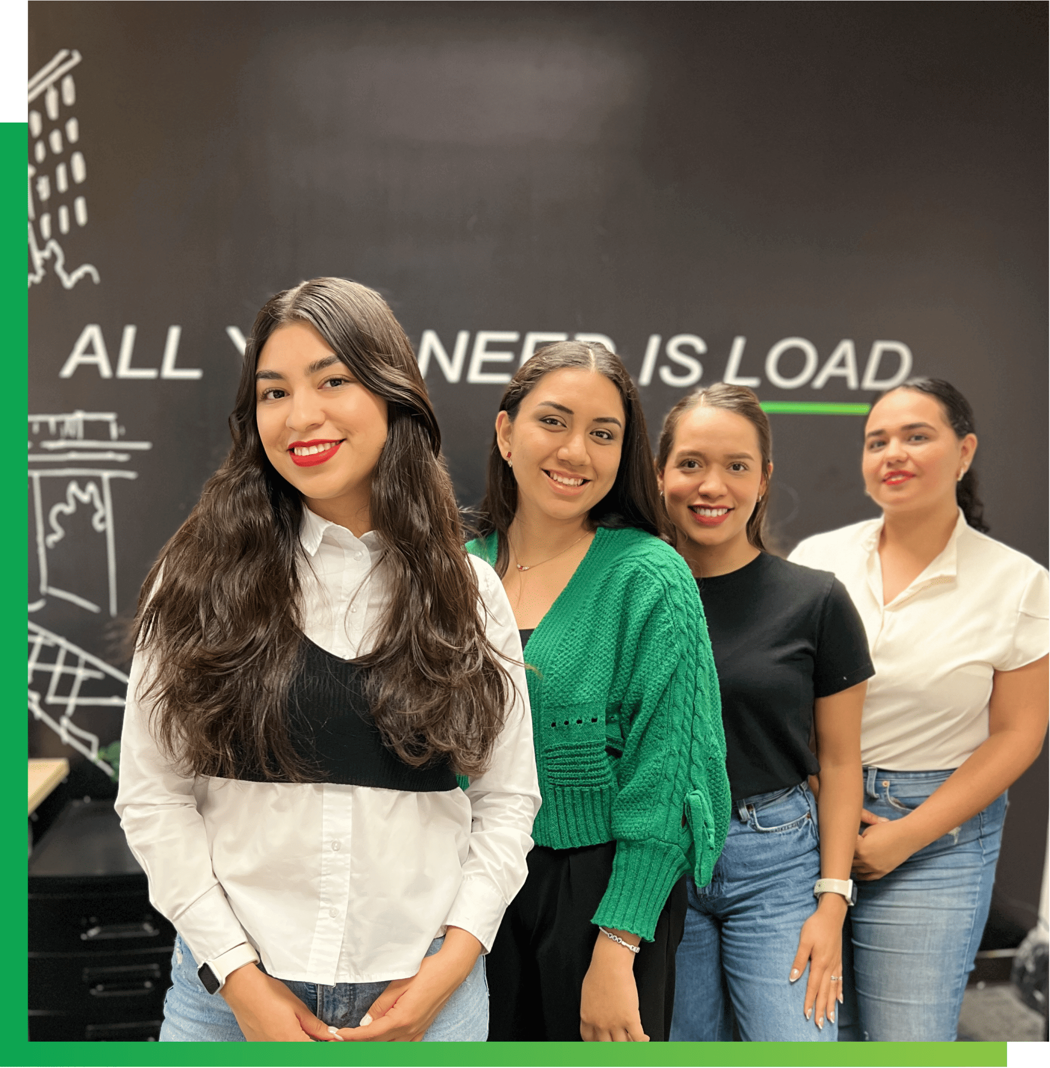 Imagen acerca de cuatro chicas miembro del equipo Loaded